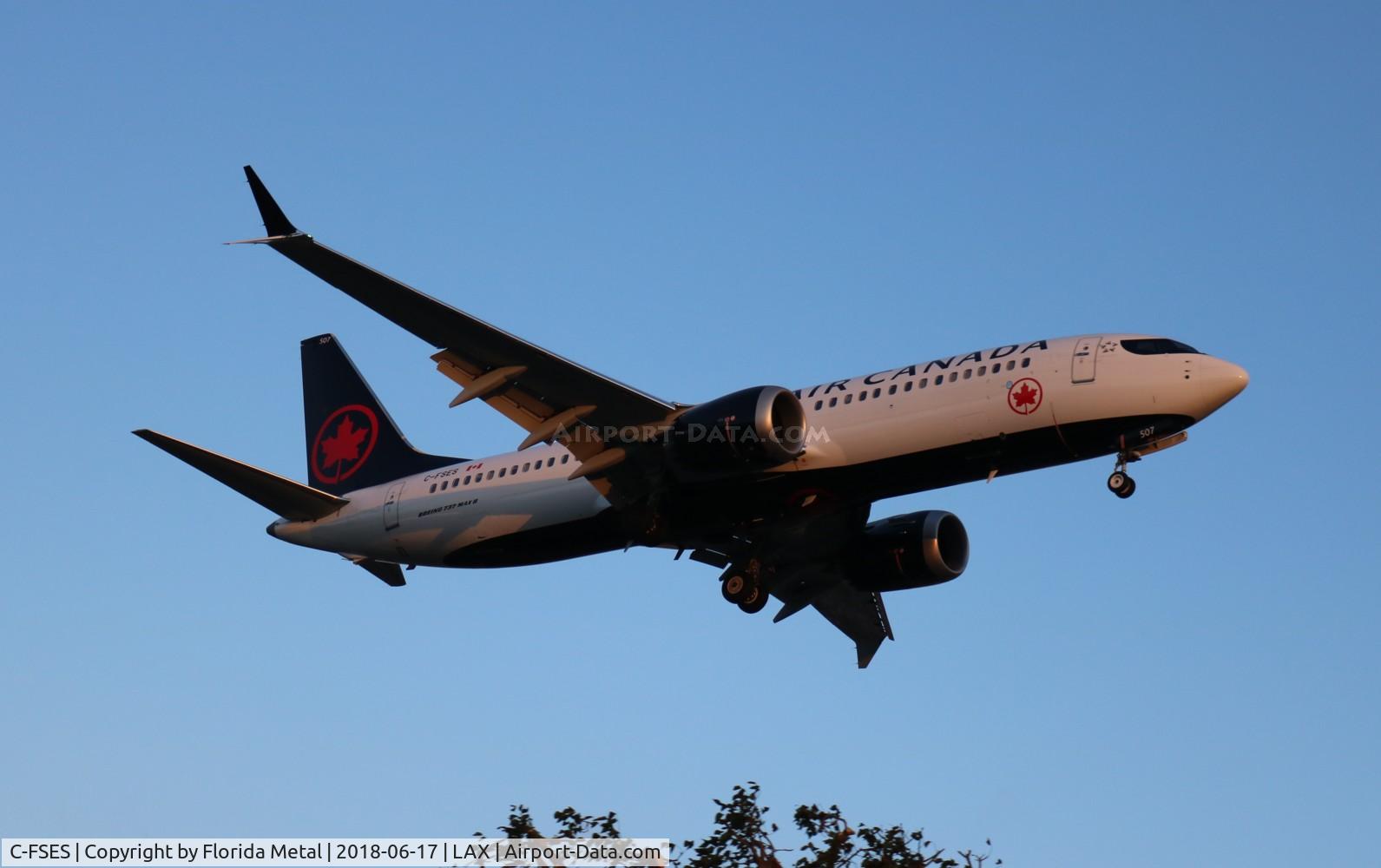 C-FSES, 2018 Boeing 737-8 MAX C/N 61213, Air Canada