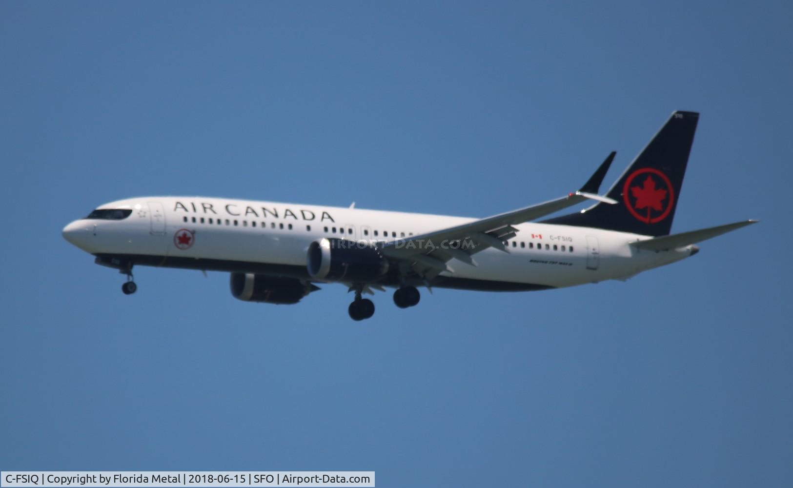 C-FSIQ, 2018 Boeing 737-8 MAX C/N 61216, Air Canada