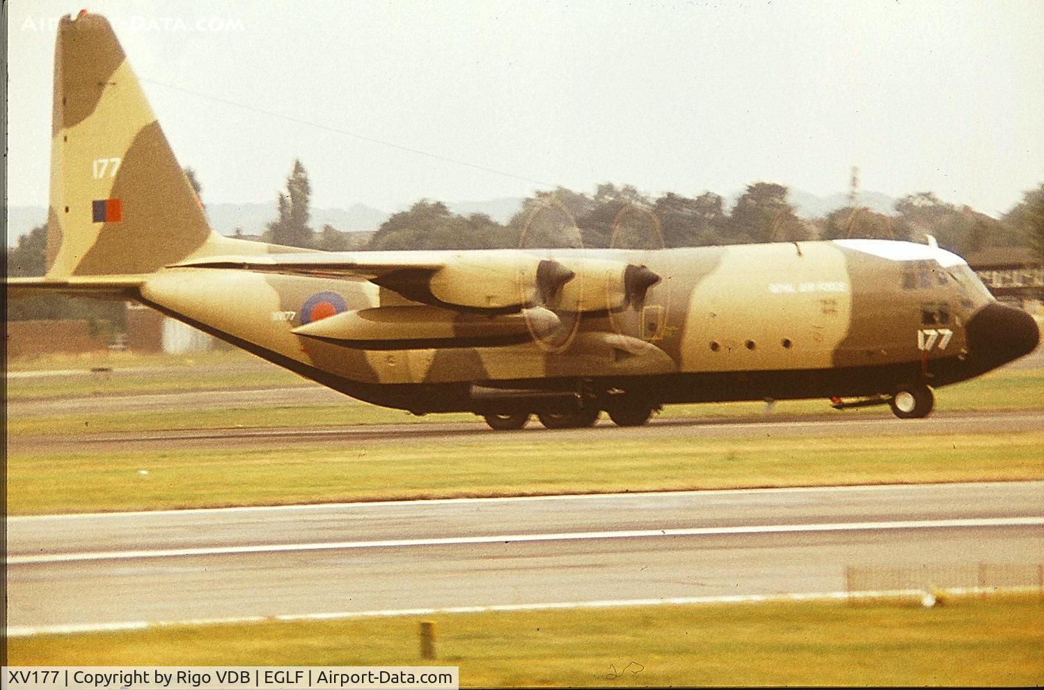 XV177, 1966 Lockheed C-130K Hercules C.1 C/N 382-4182, FAB airshow 1972.