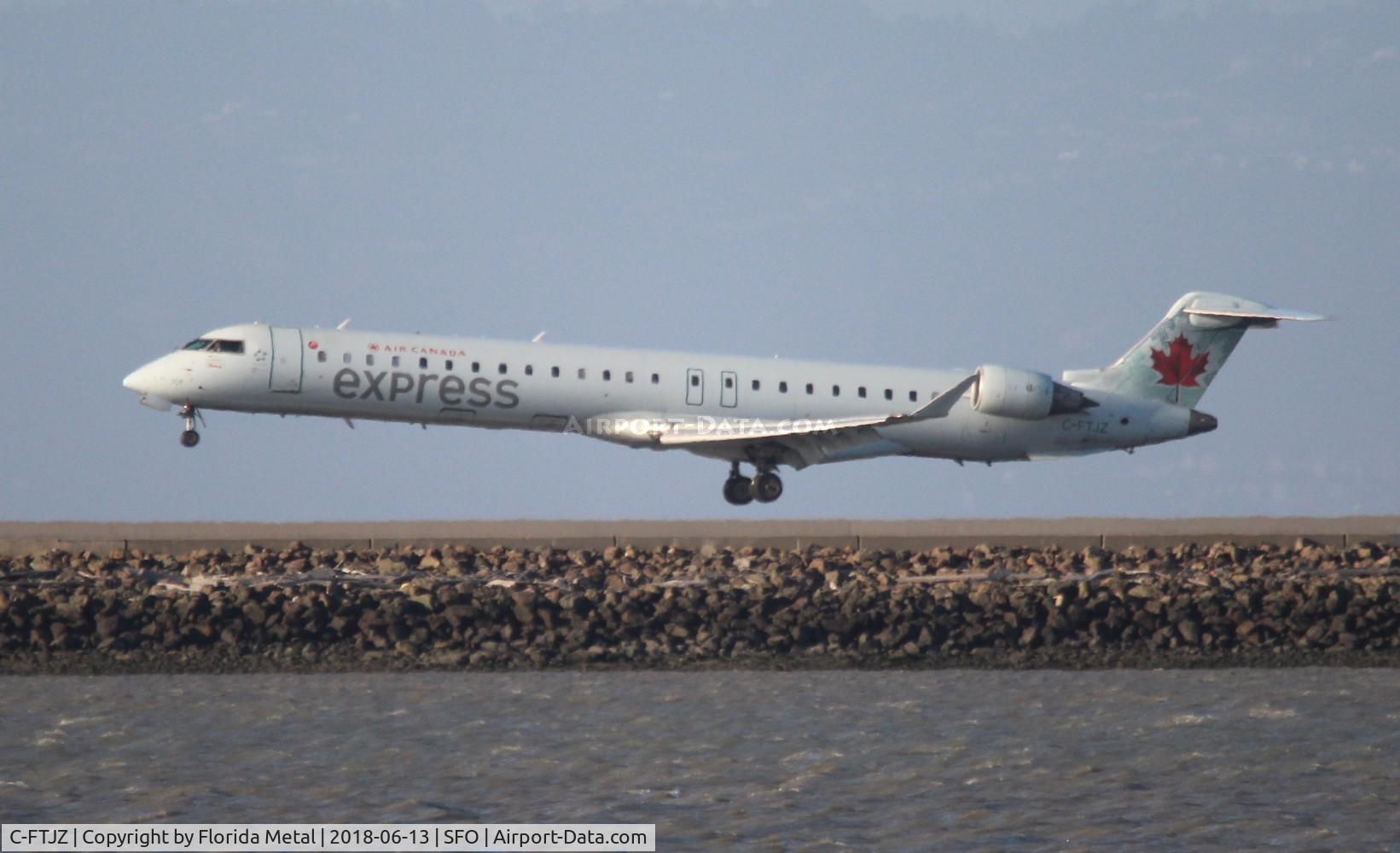 C-FTJZ, 2005 Canadair CRJ-705ER (CL-600-2D15) Regional Jet C/N 15047, Air Canada Express
