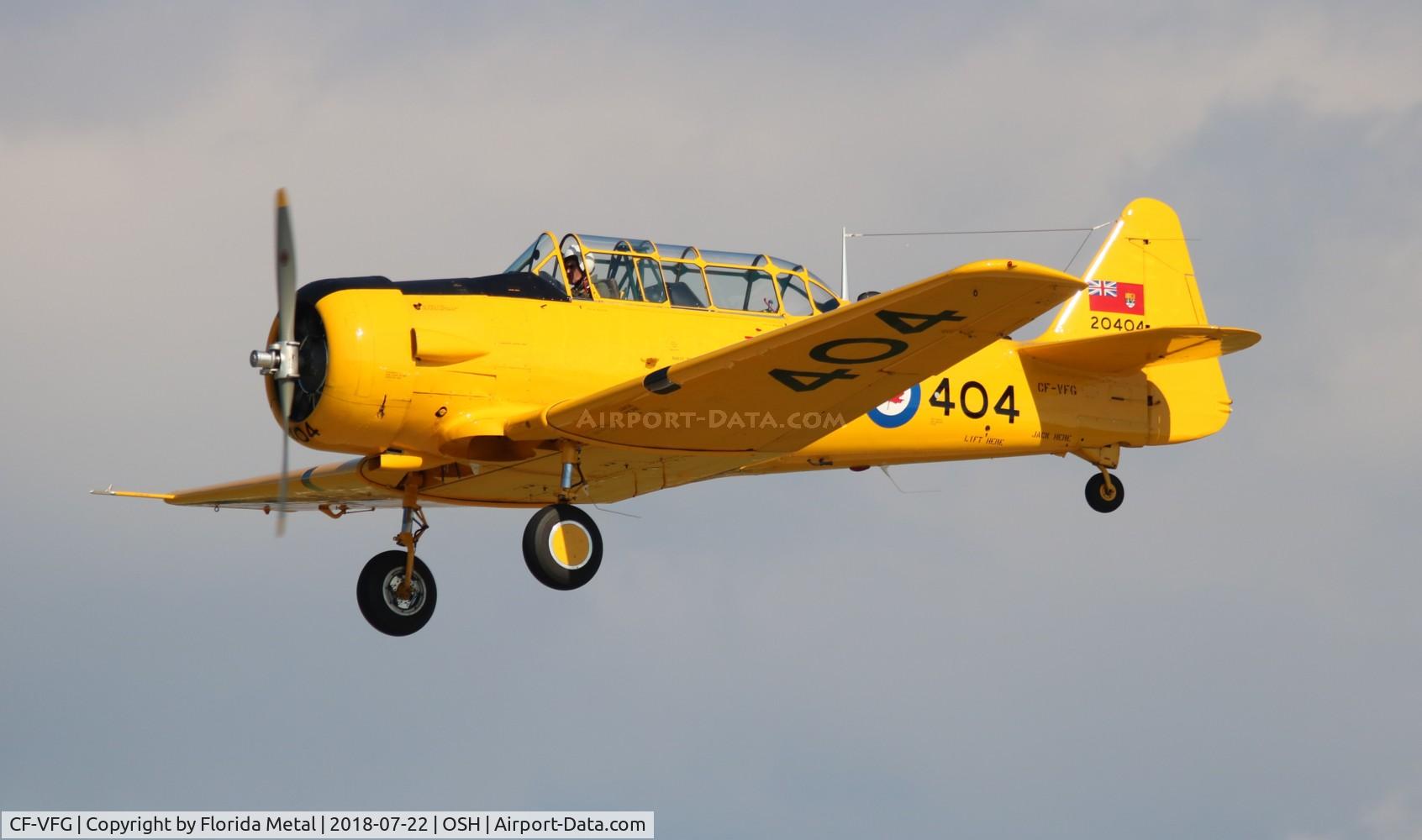 CF-VFG, 1952 Canadian Car & Foundry T-6 Harvard Mk.4 C/N CCF4-195, Harvard