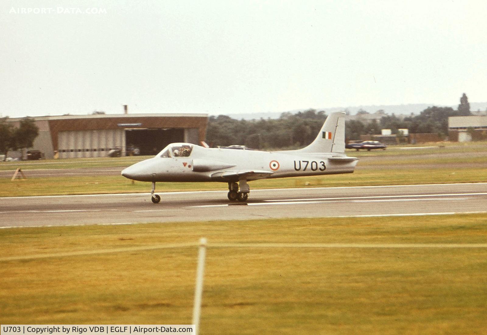 U703, Hindustan Aeronautics HJT-16 Kiran I C/N not found U703, FAB airshow 1972.