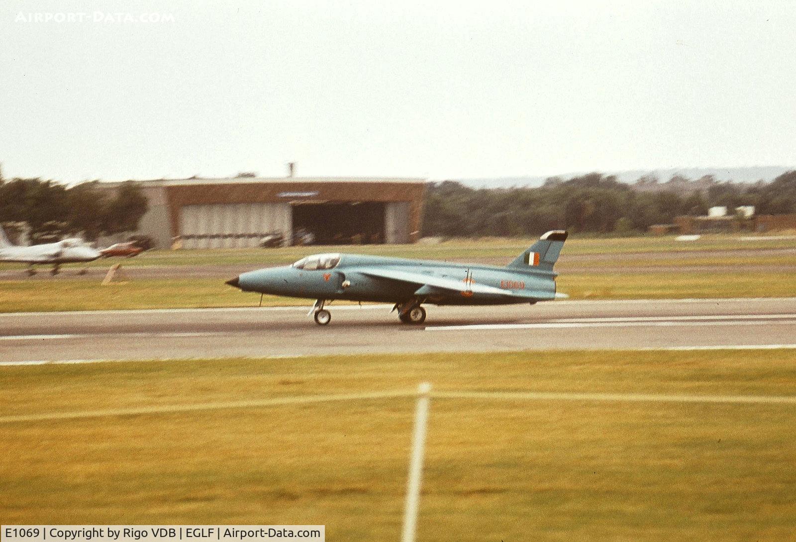 E1069, Hindustan Gnat F1 C/N GT200, FAB airshow 1972.