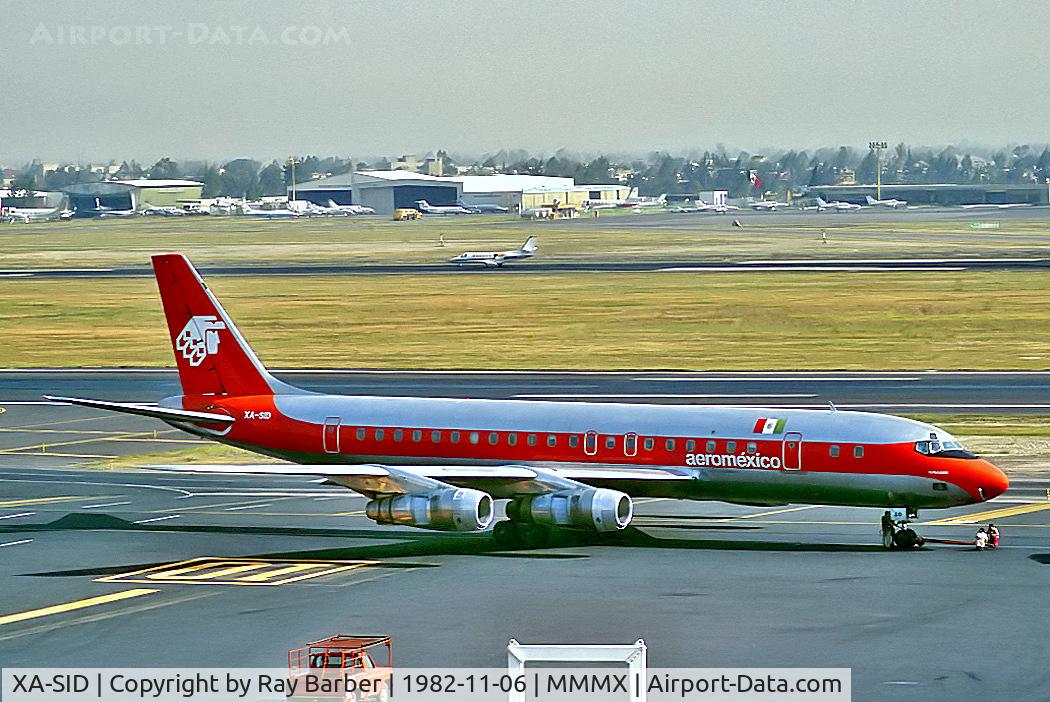 XA-SID, 1968 Douglas DC-8-51 C/N 45935, XA-SID   Douglas DC-8-51 [45935] (Aeromexico) Mexico City-Licenciado Benito Juarez Int'l~XA 06/11/1982