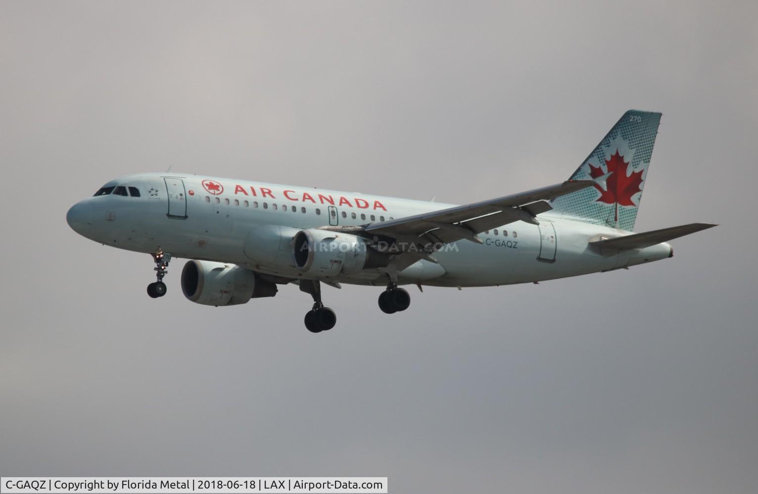 C-GAQZ, 1997 Airbus A319-114 C/N 740, Air Canada
