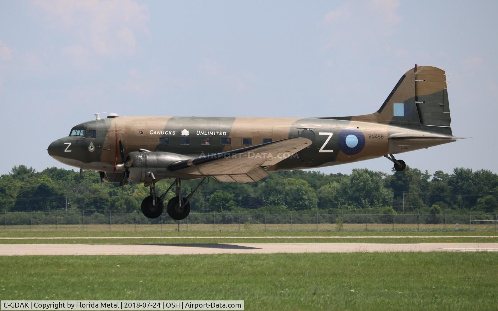 C-GDAK, 1939 Douglas DC-3-G202A C/N 2141, Canadian Dakota