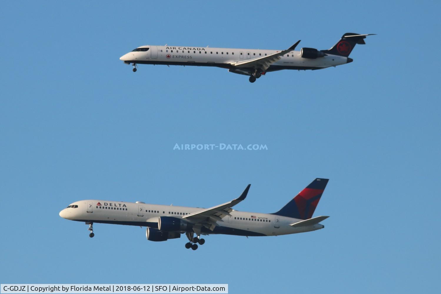 C-GDJZ, 2005 Canadair CRJ-705ER (CL-600-2D15) Regional Jet C/N 15049, Air Canada Express