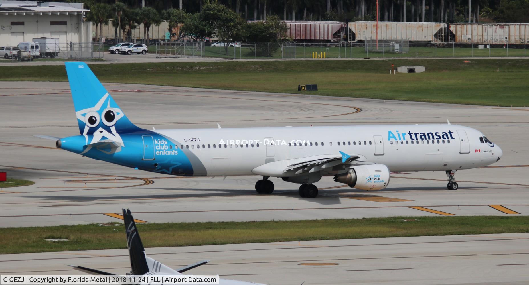 C-GEZJ, 2009 Airbus A321-211 C/N 4148, Air Transat Kids Club Enfants
