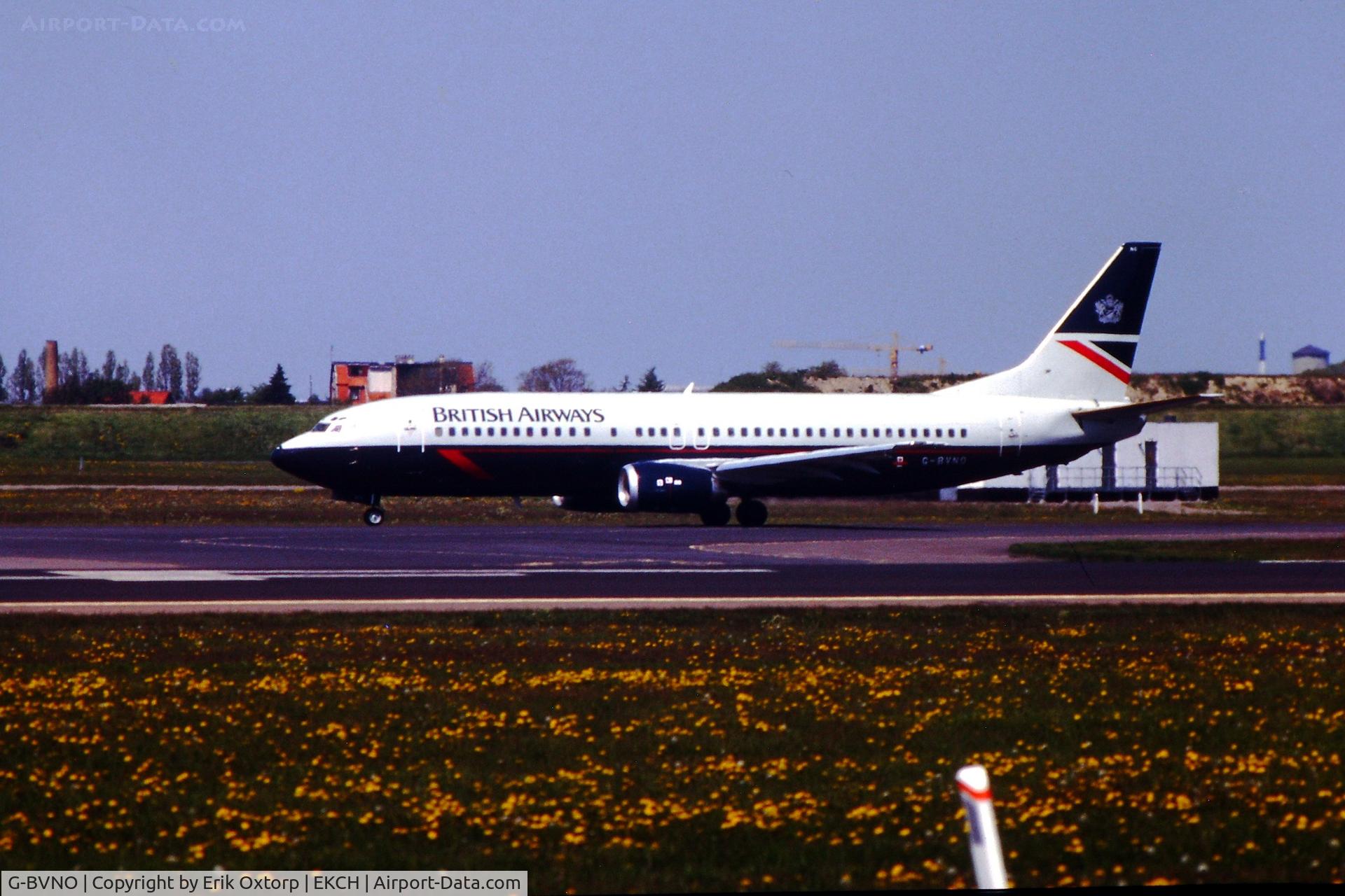 G-BVNO, 1989 Boeing 737-4S3 C/N 24167, G-BVNO taxing for takeoff rw 04R
