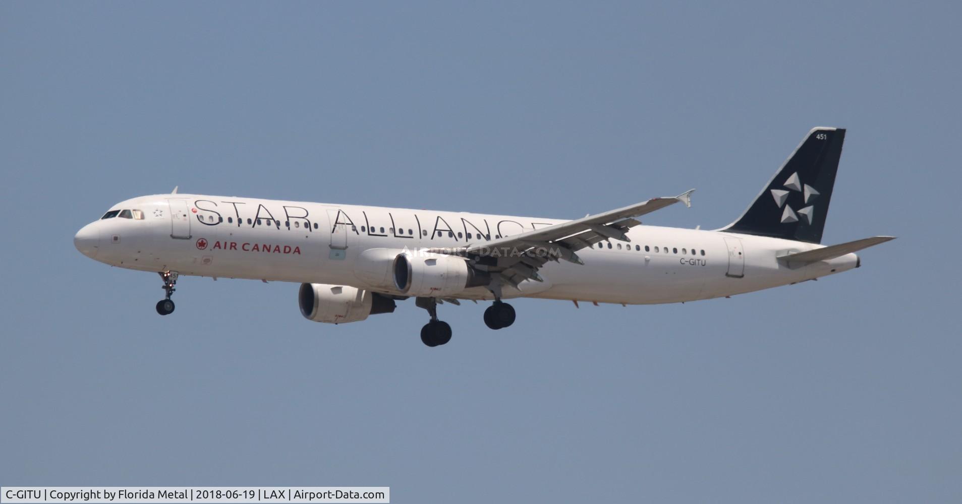 C-GITU, 2001 Airbus A321-211 C/N 1602, Air Canada