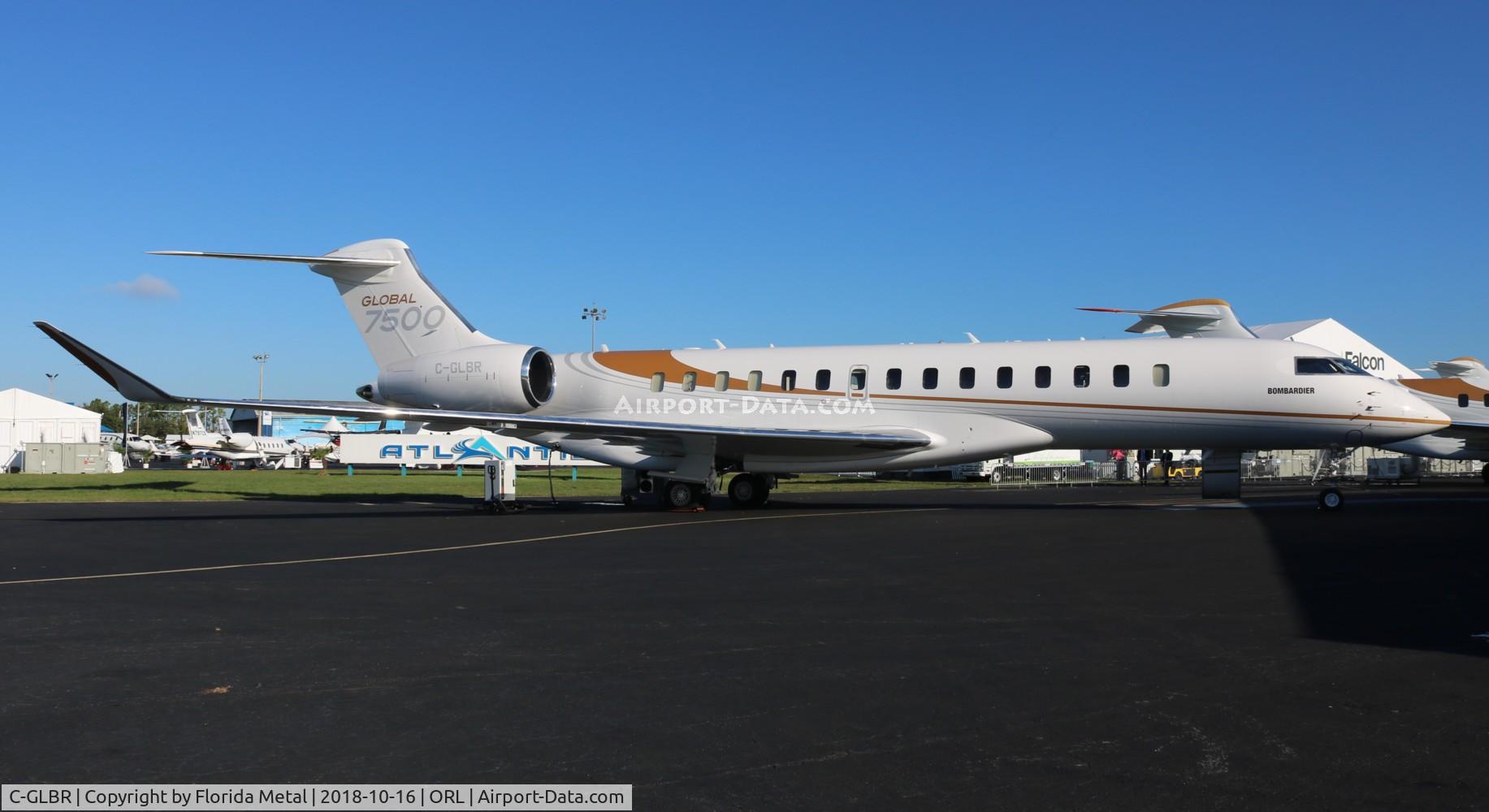 C-GLBR, 2017 Bombardier BD-700-2A12 Global 7000 C/N 70004, Global 7500