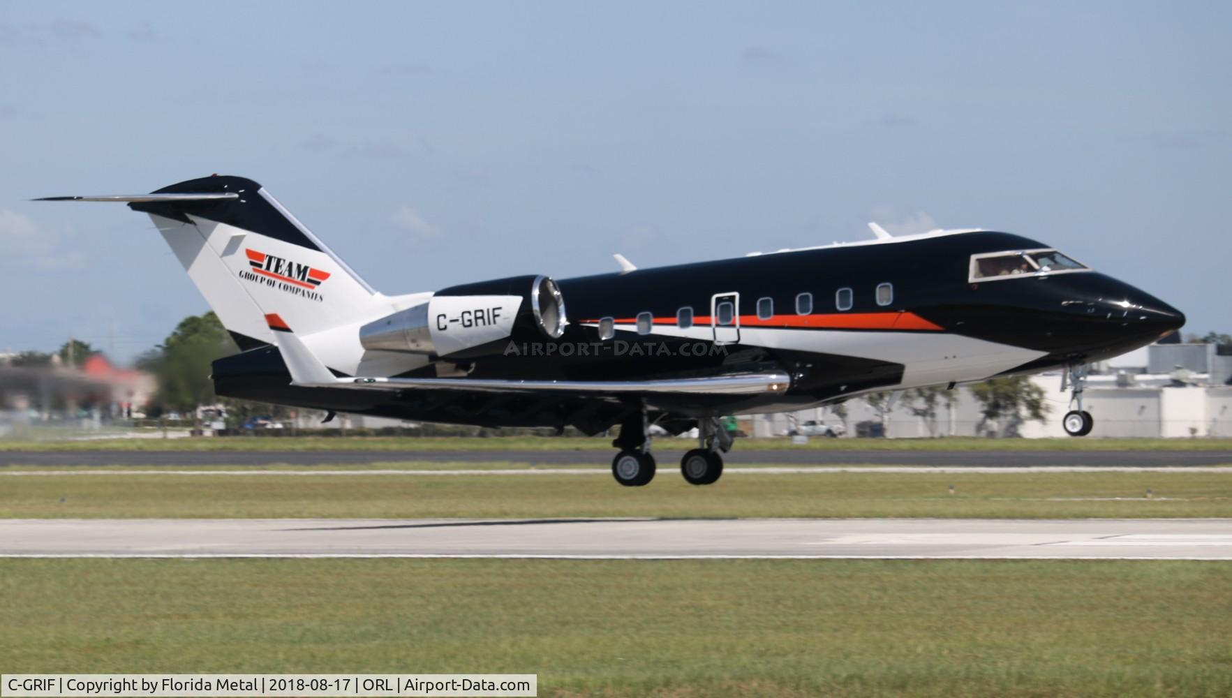 C-GRIF, 1991 Canadair Challenger 601-3A (CL-600-2B16) C/N 5093, Challenger 601