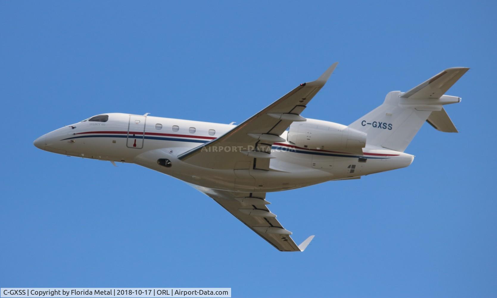 C-GXSS, 2016 Embraer EMB-545 Legacy 450 C/N 55010006, Legacy 450
