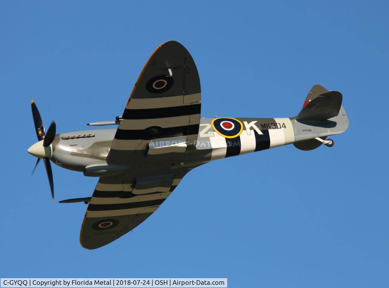 C-GYQQ, 1945 Supermarine Spitfire IXe C/N TE294, Spitfire