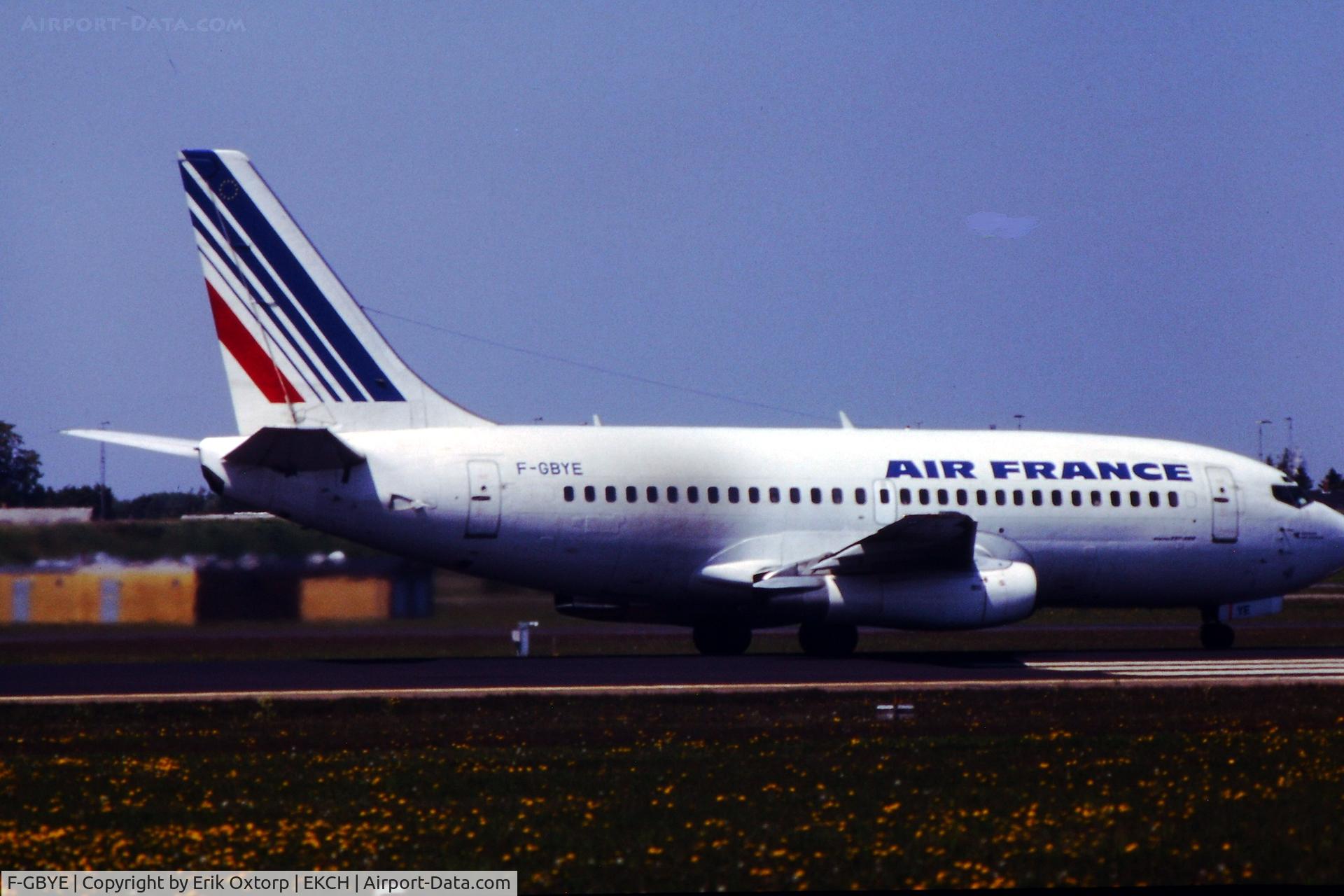 F-GBYE, 1983 Boeing 737-228 C/N 23004, F-GBYE taking off rw 04R