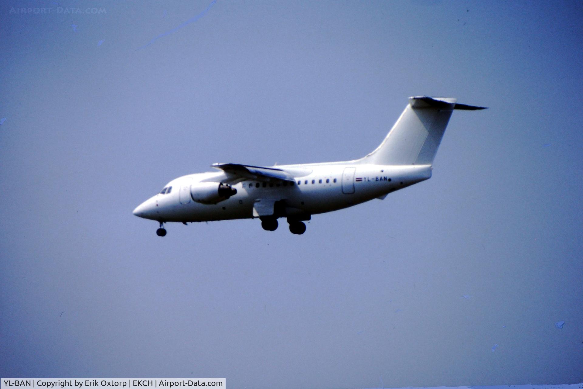 YL-BAN, 1993 British Aerospace Avro 146-RJ70 C/N E1225, YL-BAN in CPH