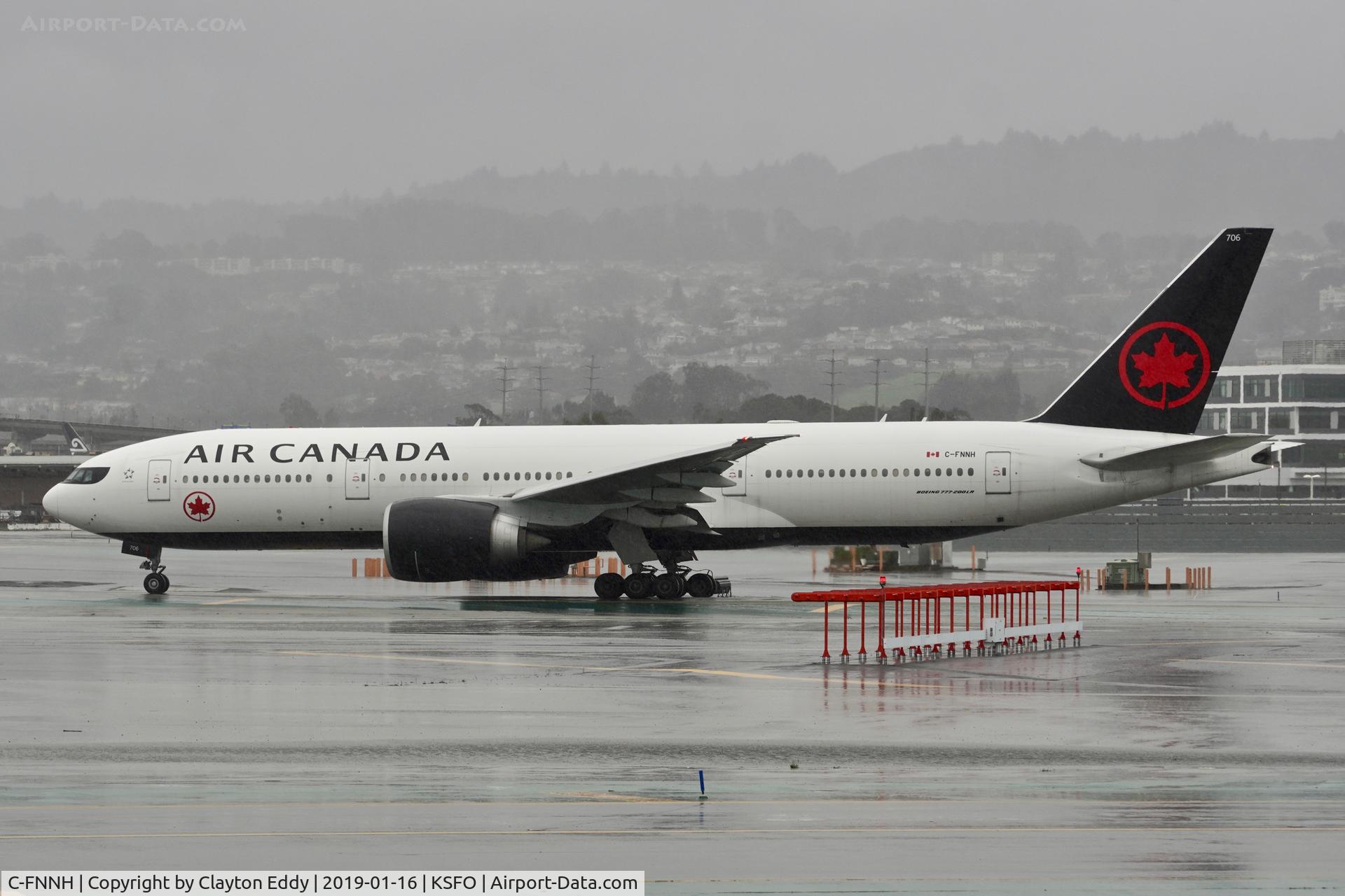C-FNNH, 2008 Boeing 777-233/LR C/N 35247, SFO 2019.