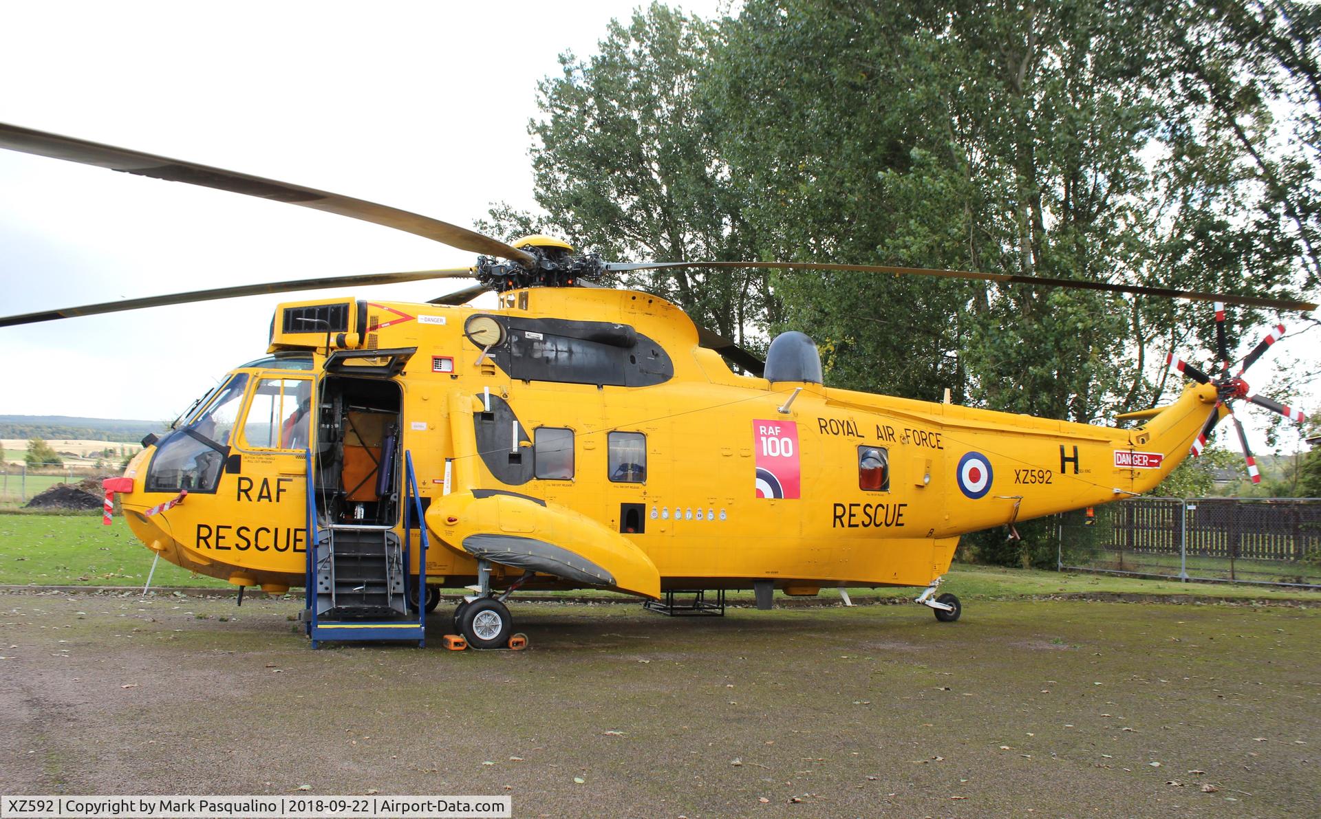 XZ592, 1978 Westland Sea King HAR.3 C/N WA858, Westland Sea King HAR.3 at the Morayvia Aerospace Centre