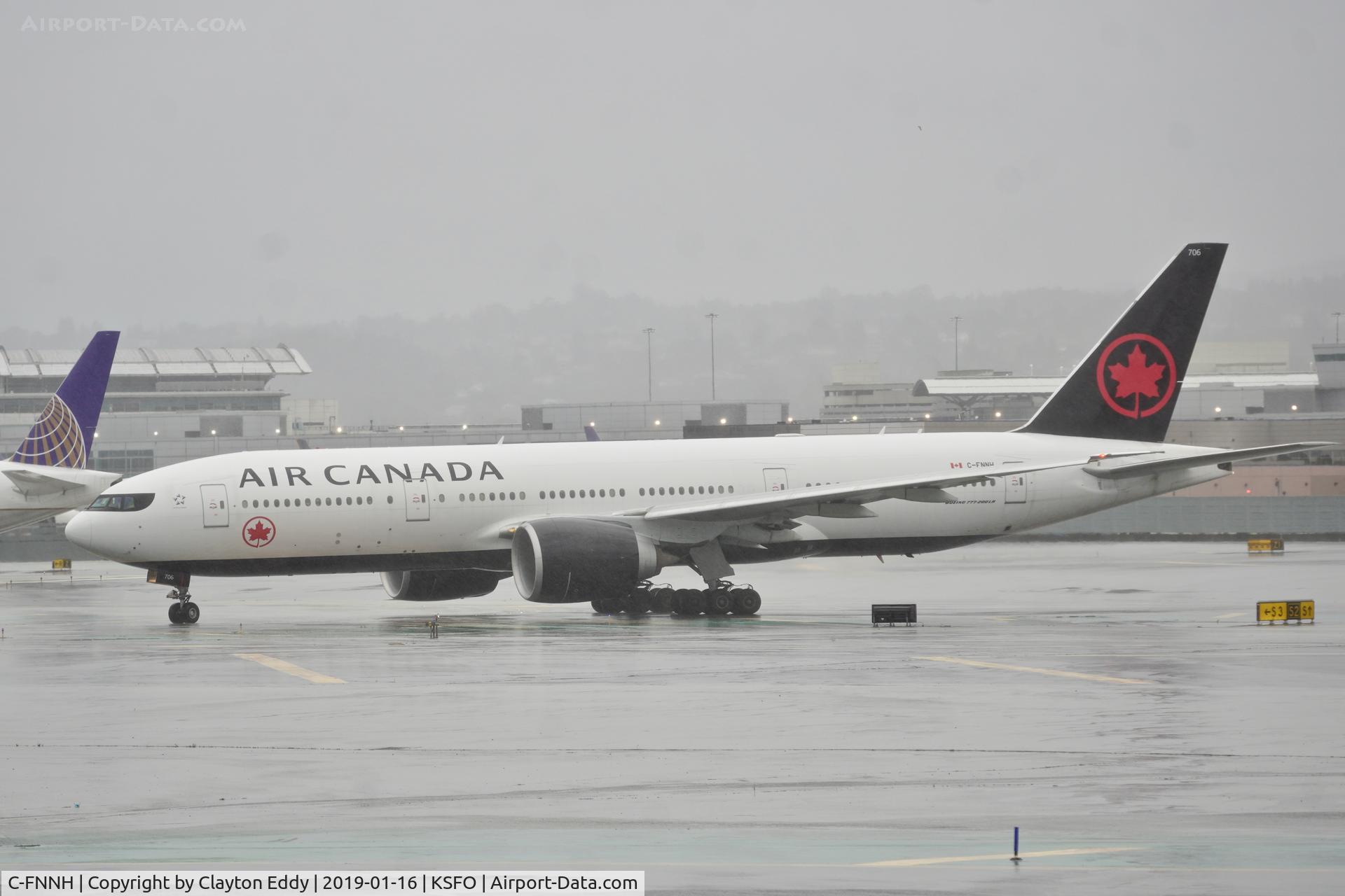 C-FNNH, 2008 Boeing 777-233/LR C/N 35247, SFO 2019.