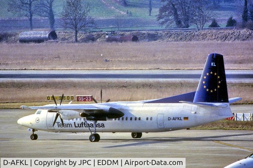 D-AFKL, 1991 Fokker 50 C/N 20213, Many owners...