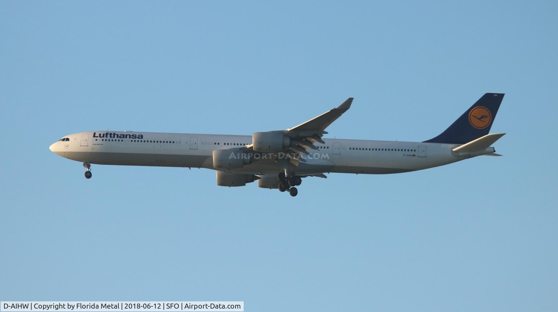 D-AIHW, 2008 Airbus A340-642X C/N 972, Lufthansa