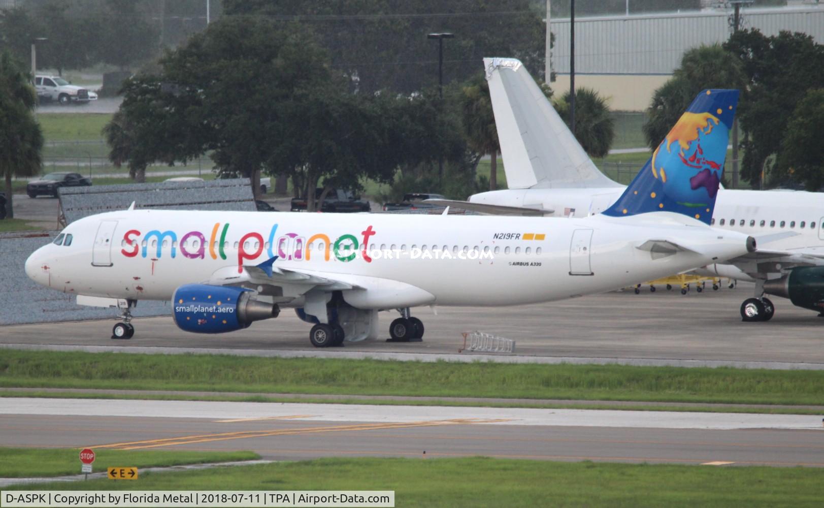 D-ASPK, 2002 Airbus A320-214 C/N 1860, Small Planet ex N219FR