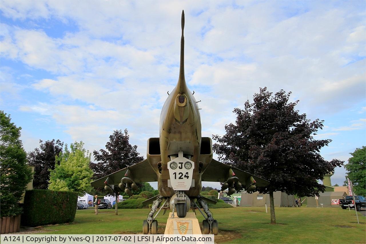A124, Sepecat Jaguar A C/N A124, Sepecat Jaguar A (11-YD), Preserved at St Dizier-Robinson Air Base 113 (LFSI)