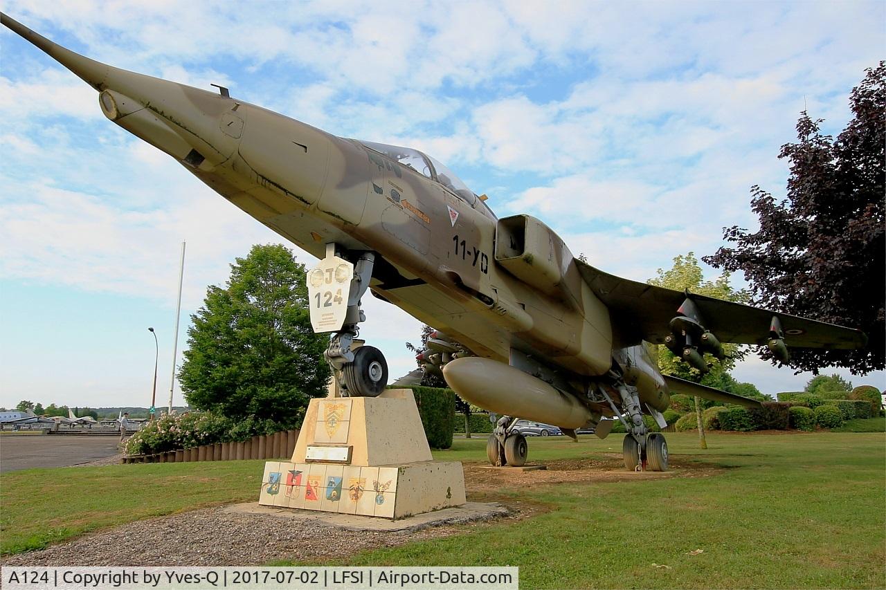 A124, Sepecat Jaguar A C/N A124, Sepecat Jaguar A (11-YD), Preserved at St Dizier-Robinson Air Base 113 (LFSI)