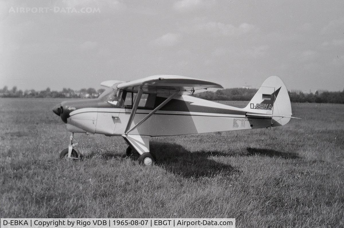 D-EBKA, Piper PA-22-108 Colt Colt C/N 22-8296, At Ghent airport.