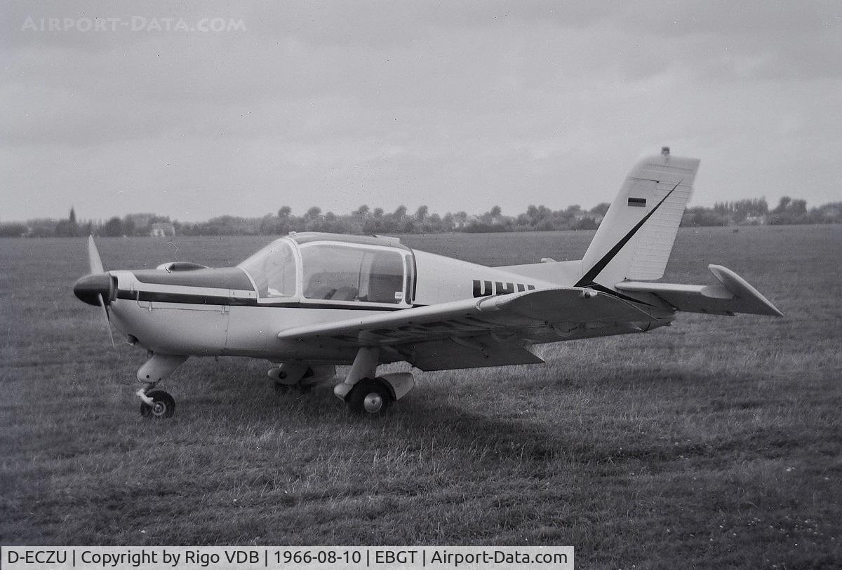 D-ECZU, Morane-Saulnier MS-892A Rallye Commodore 150 C/N 10504, At Ghent airport. Owned by UHU.
