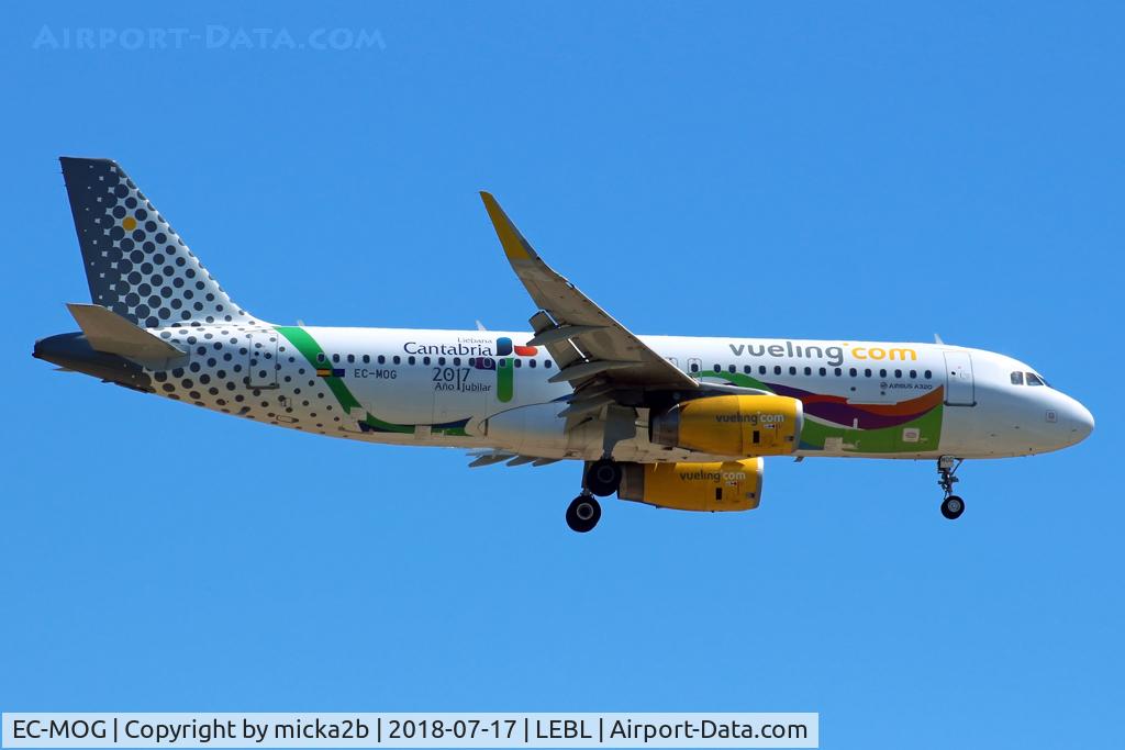 EC-MOG, 2016 Airbus A320-232 C/N 7402, Landing