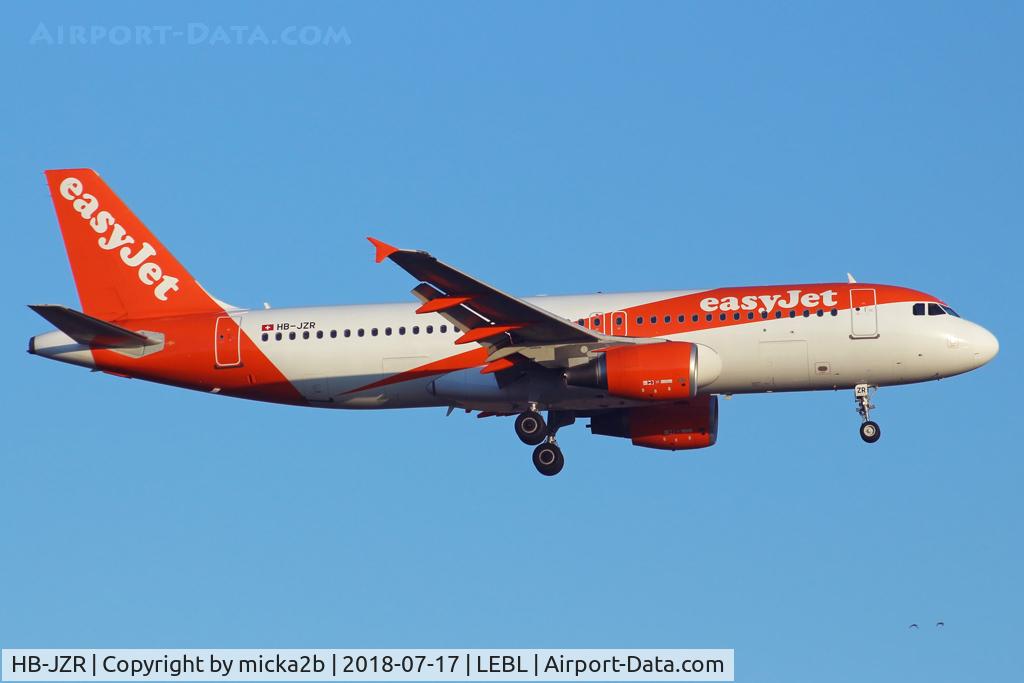 HB-JZR, 2009 Airbus A320-214 C/N 4034, Landing