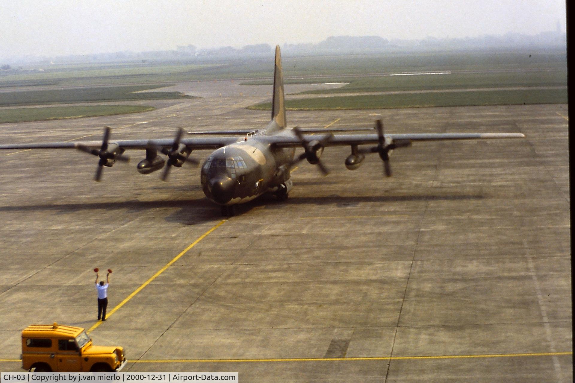 CH-03, 1972 Lockheed C-130H Hercules C/N 382-4461, Ostend, Belgium