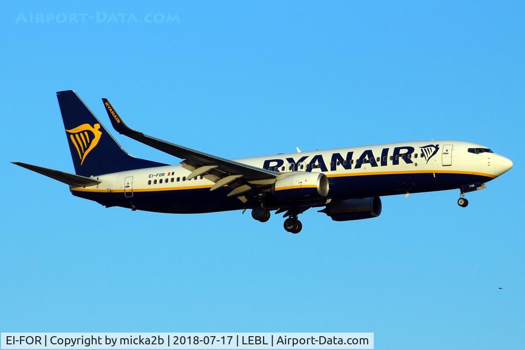 EI-FOR, 2016 Boeing 737-8AS C/N 44718, Landing
