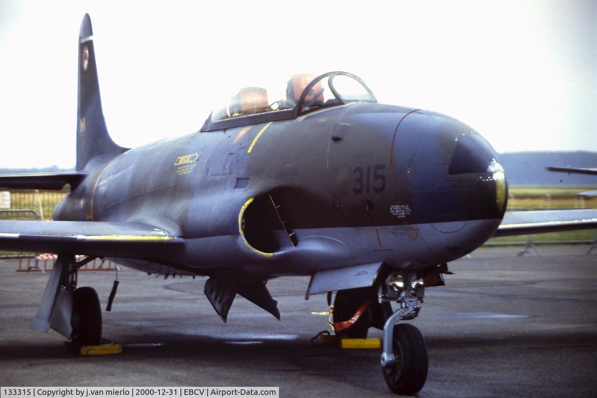 133315, Canadair CT-133A Silver Star C/N T33-315, Chièvres