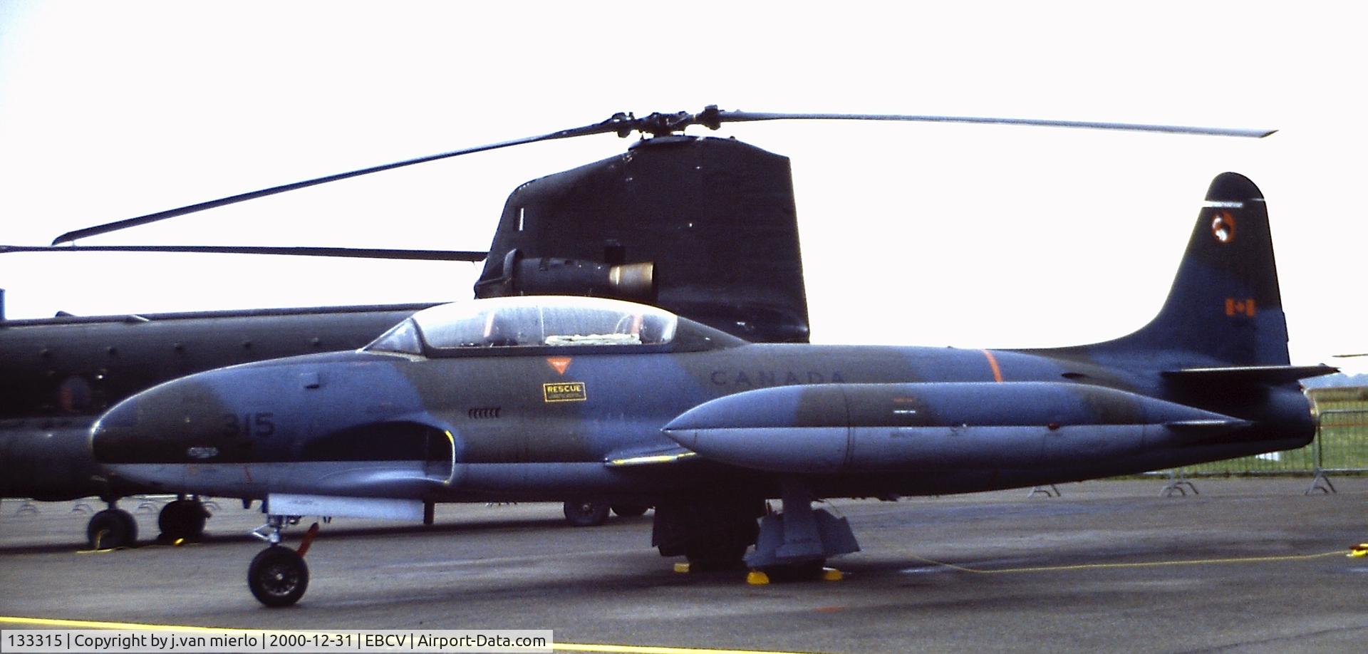 133315, Canadair CT-133A Silver Star C/N T33-315, Chièvres