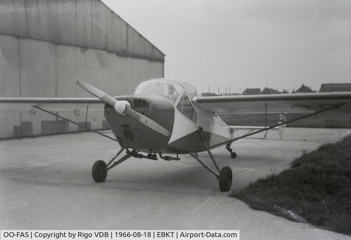 OO-FAS, Nord NC-853S C/N 104, At Wevelgem in 1966.
