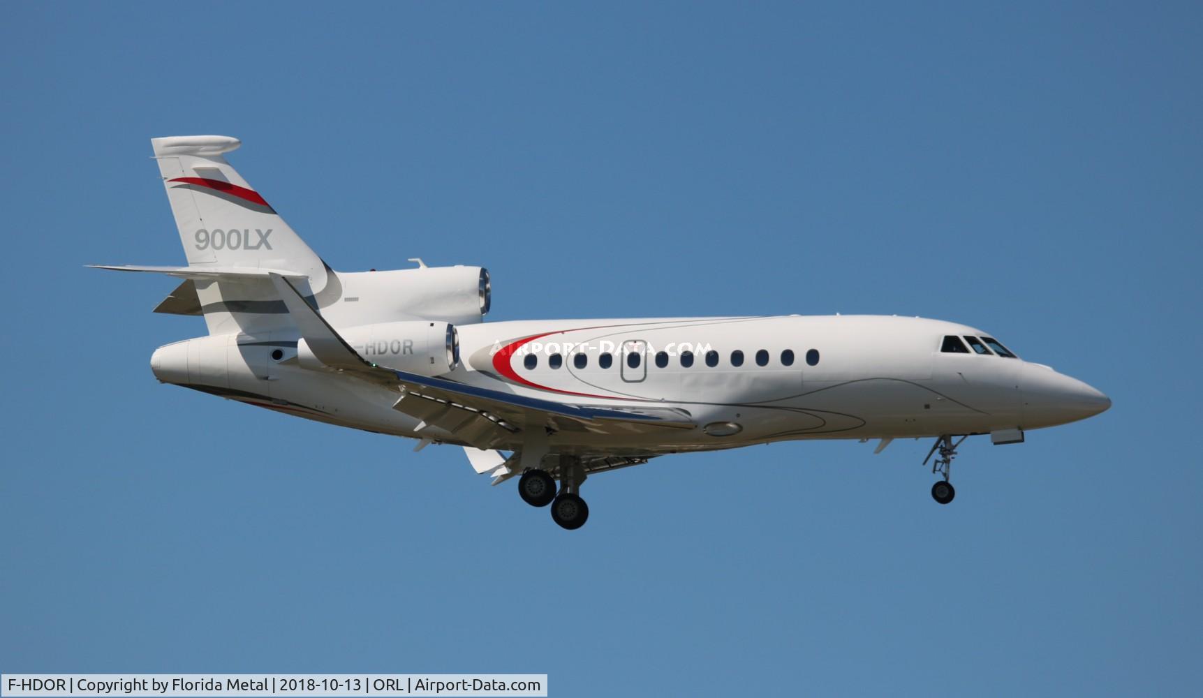 F-HDOR, 2018 Dassault Falcon 900EX C/N 309, Falcon 900EX