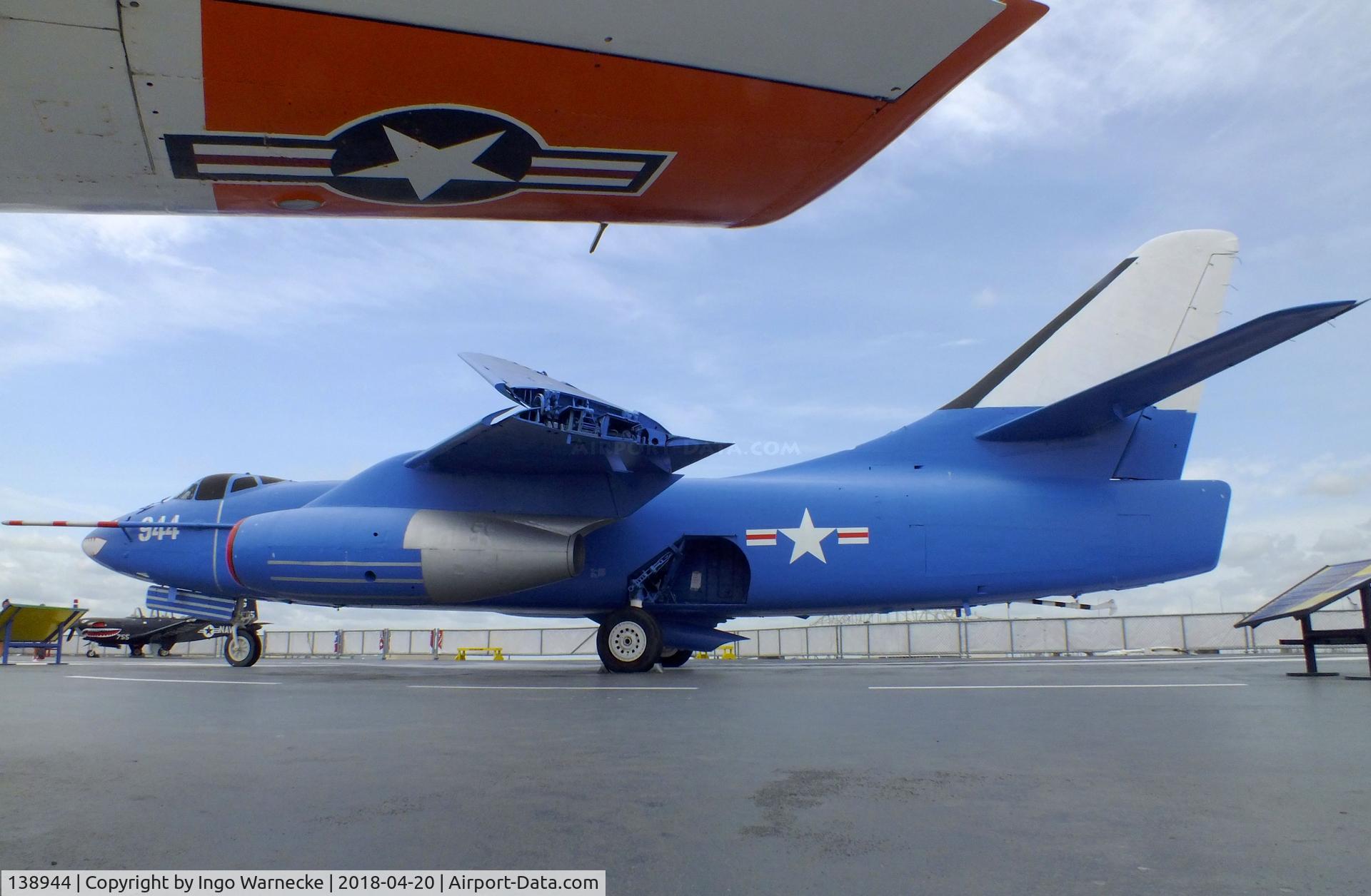 138944, Douglas KA-3B Skywarrior C/N 95/10805, Douglas KA-3B Skywarrior at the USS Lexington Museum, Corpus Christi TX