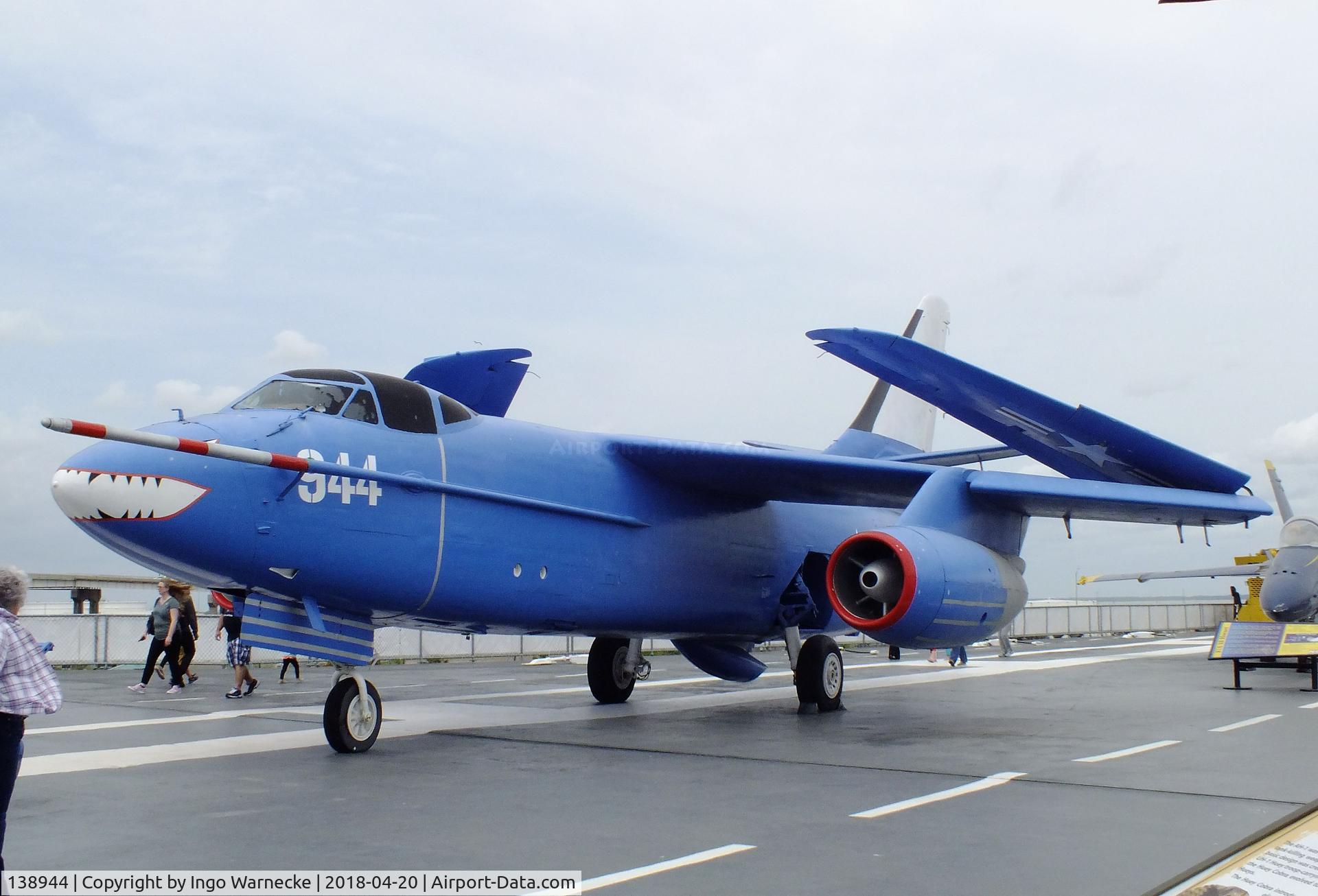 138944, Douglas KA-3B Skywarrior C/N 95/10805, Douglas KA-3B Skywarrior at the USS Lexington Museum, Corpus Christi TX