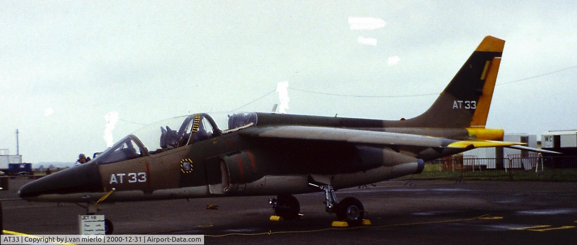 AT33, Dassault-Dornier Alpha Jet 1B C/N B33/1155, STATIC SHOW'80s