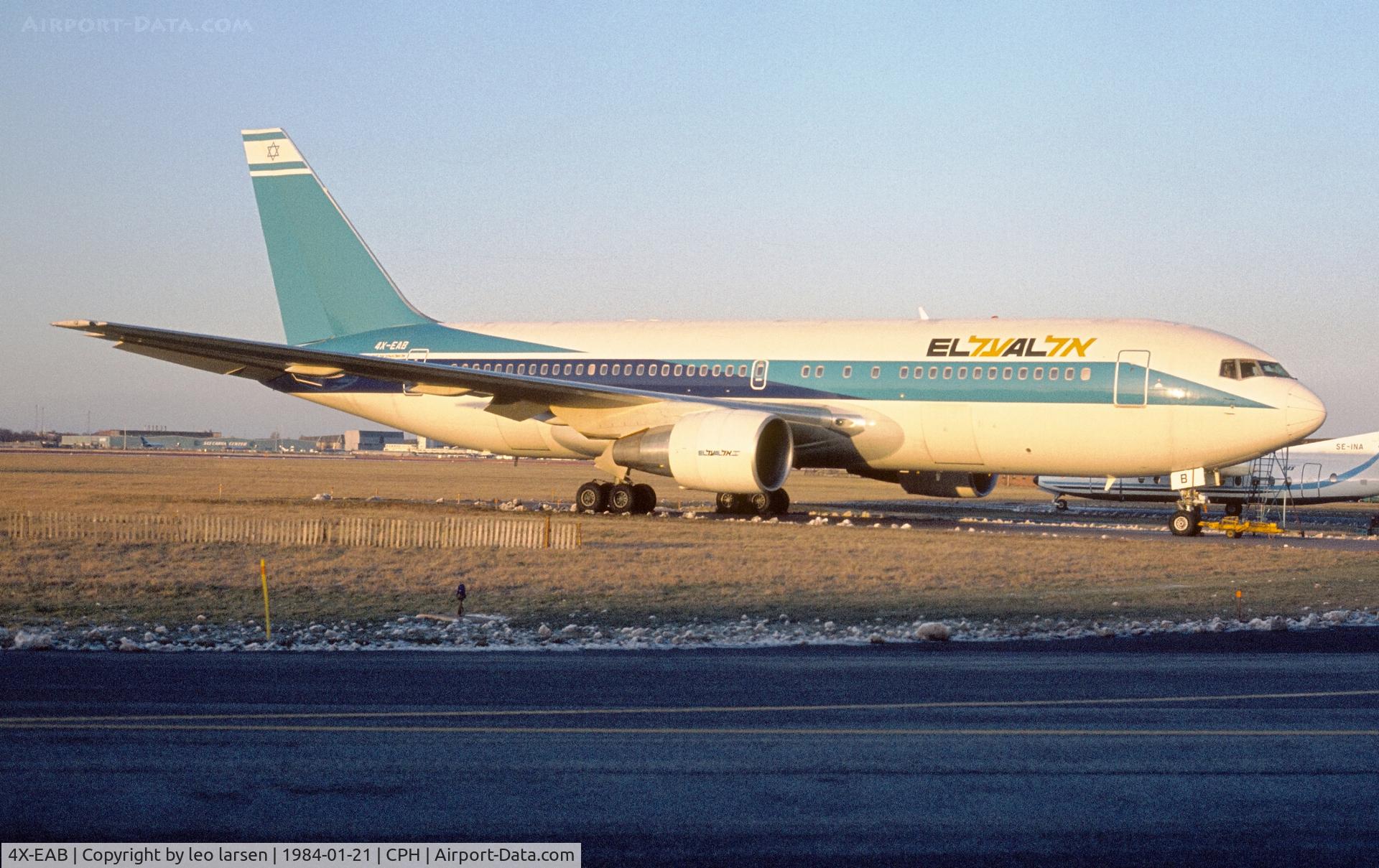 4X-EAB, 1983 Boeing 767-258 C/N 22973, Copenhagen 21.1.1984