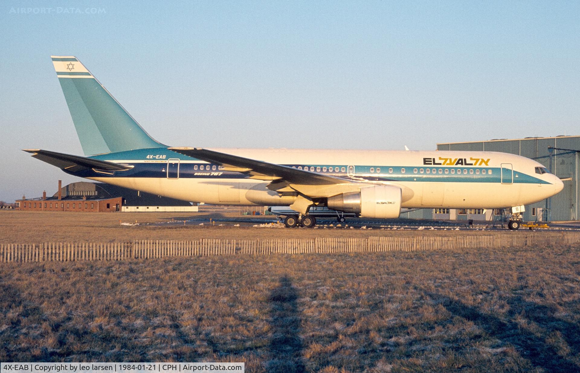 4X-EAB, 1983 Boeing 767-258 C/N 22973, Copenhagen 21.1.1984