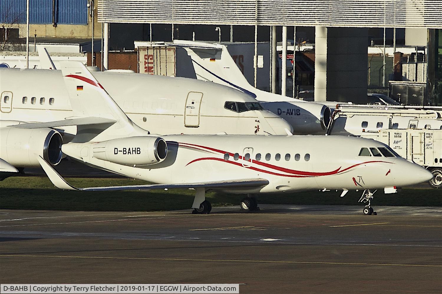 D-BAHB, 2012 Dassault Falcon 2000LX C/N 230, At Luton
