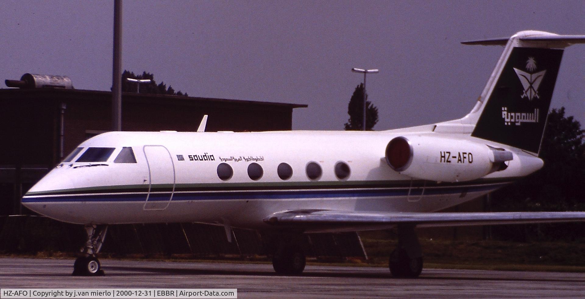 HZ-AFO, 1982 Gulfstream G-1159A Gulfstream III C/N 365, Brussels G.A.T. mid80s
