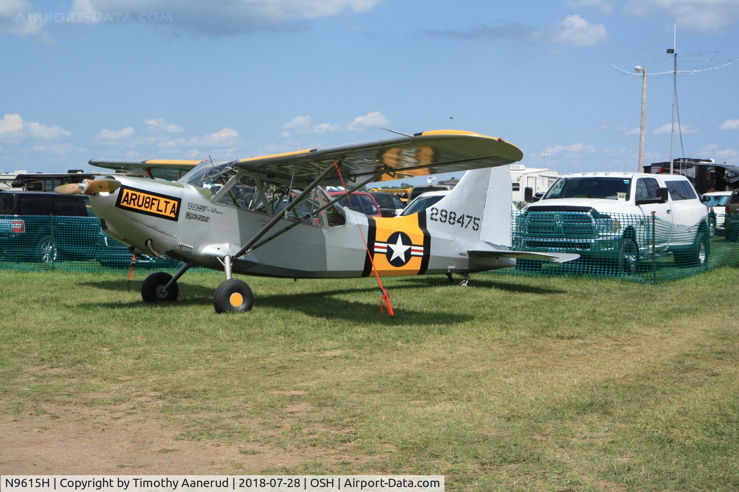 N9615H, 1943 Stinson L-5 Sentinel C/N 76-716, 1943 Stinson L-5, c/n: 76-716