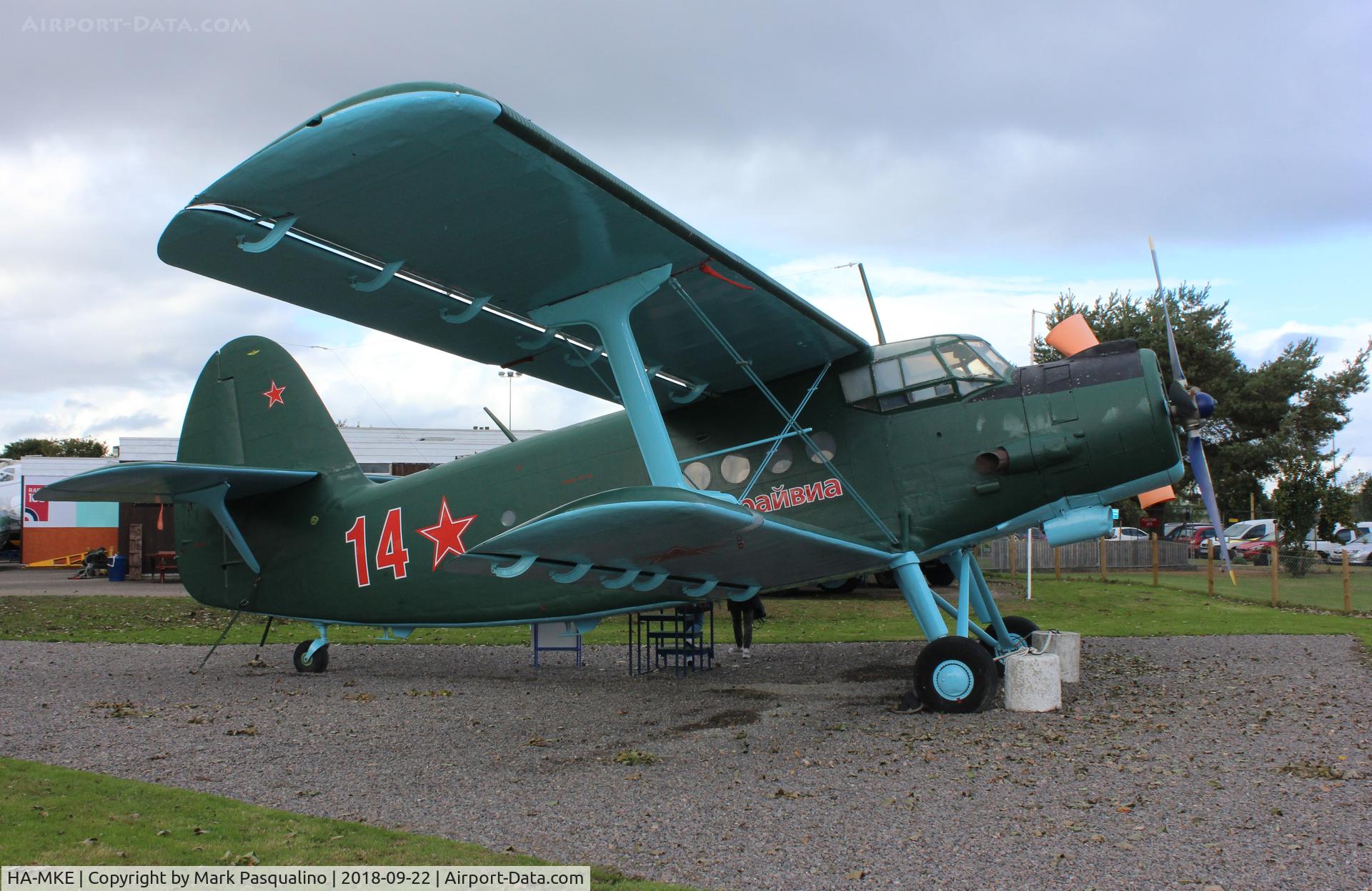 HA-MKE, 1976 Antonov An-2R C/N 1G158-34, Antonov An-2R at the Morayvia Aerospace Centre