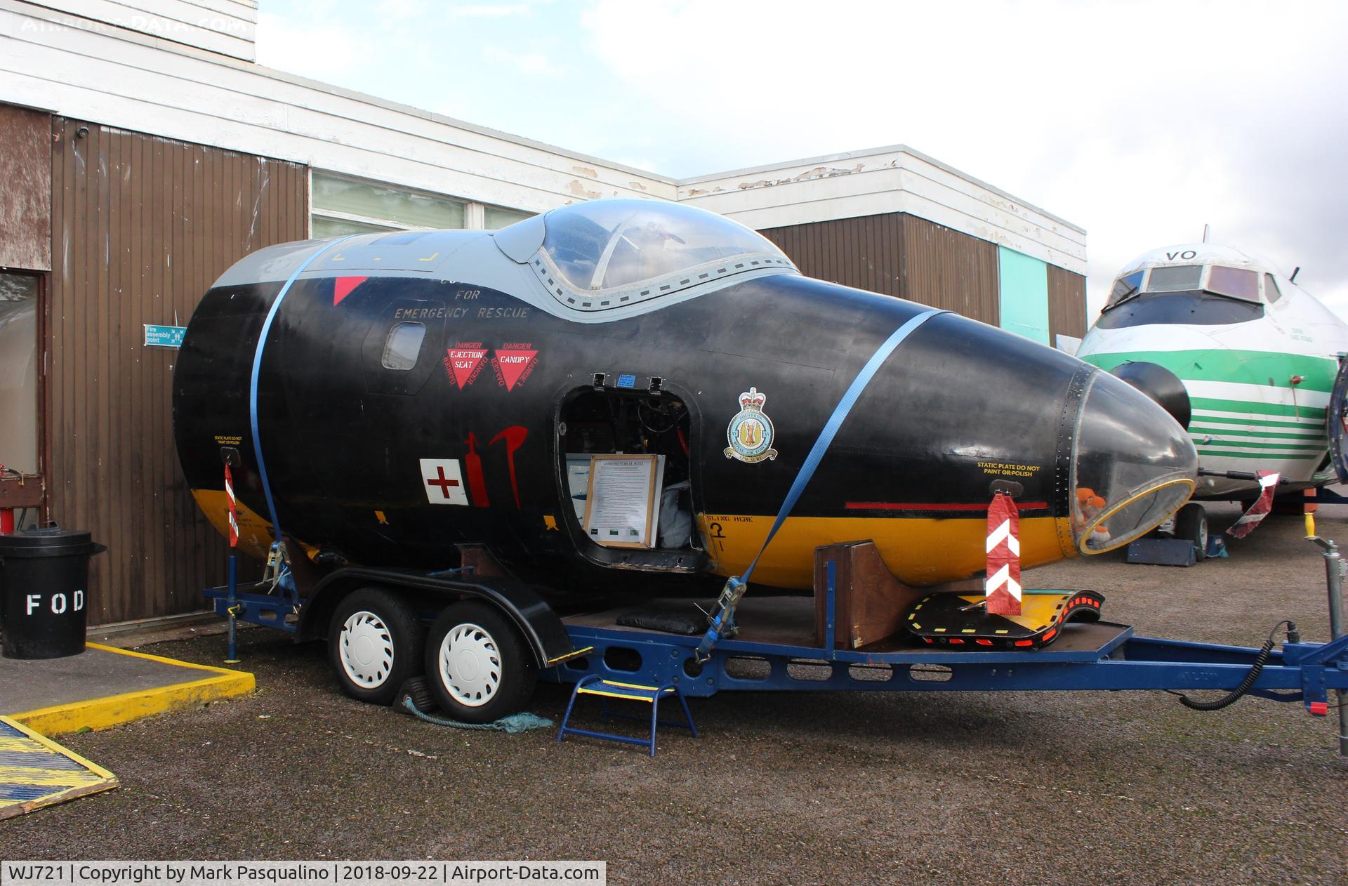 WJ721, English Electric Canberra TT.18 C/N 71147, English Electric Canberra TT.18 at the Morayvia Aerospace Centre