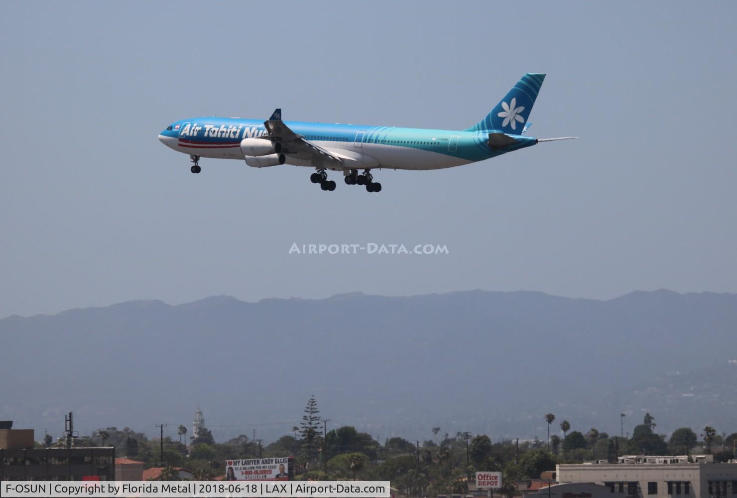 F-OSUN, 2001 Airbus A340-313 C/N 446, Air Tahiti
