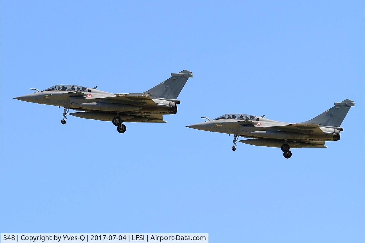 348, Dassault Rafale B C/N 348, Dassault Rafale B, Short approach rwy 29, St Dizier-Robinson Air Base 113 (LFSI)